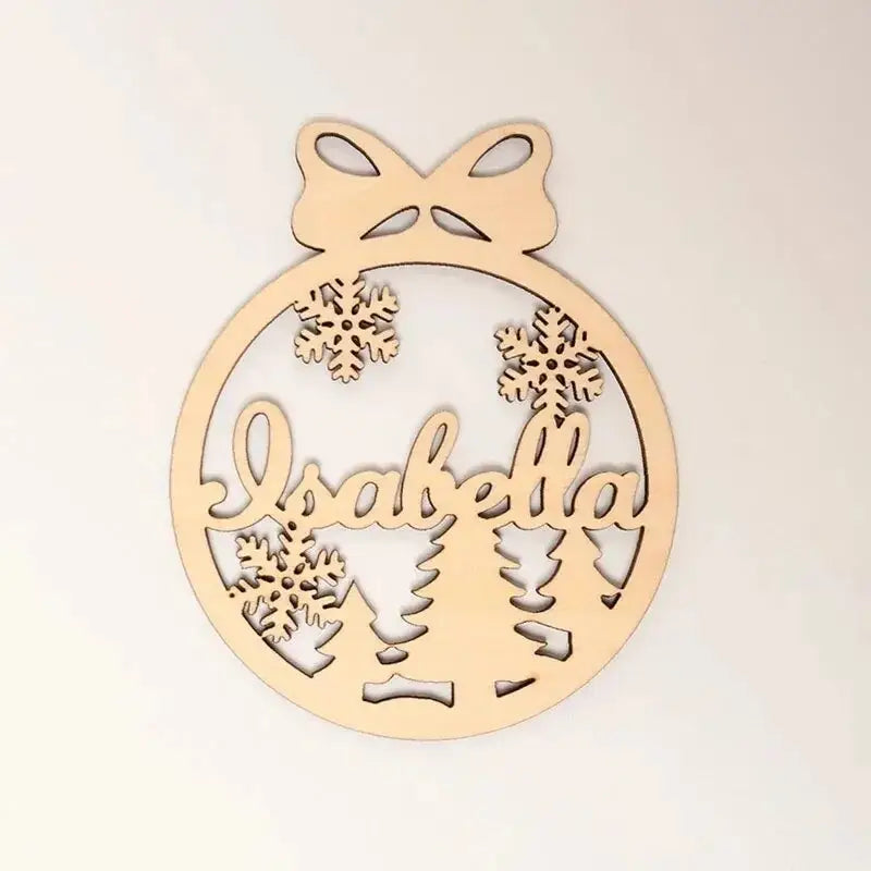 Ornement de Noël personnalisé : Décoration unique pour des souvenirs inoubliables