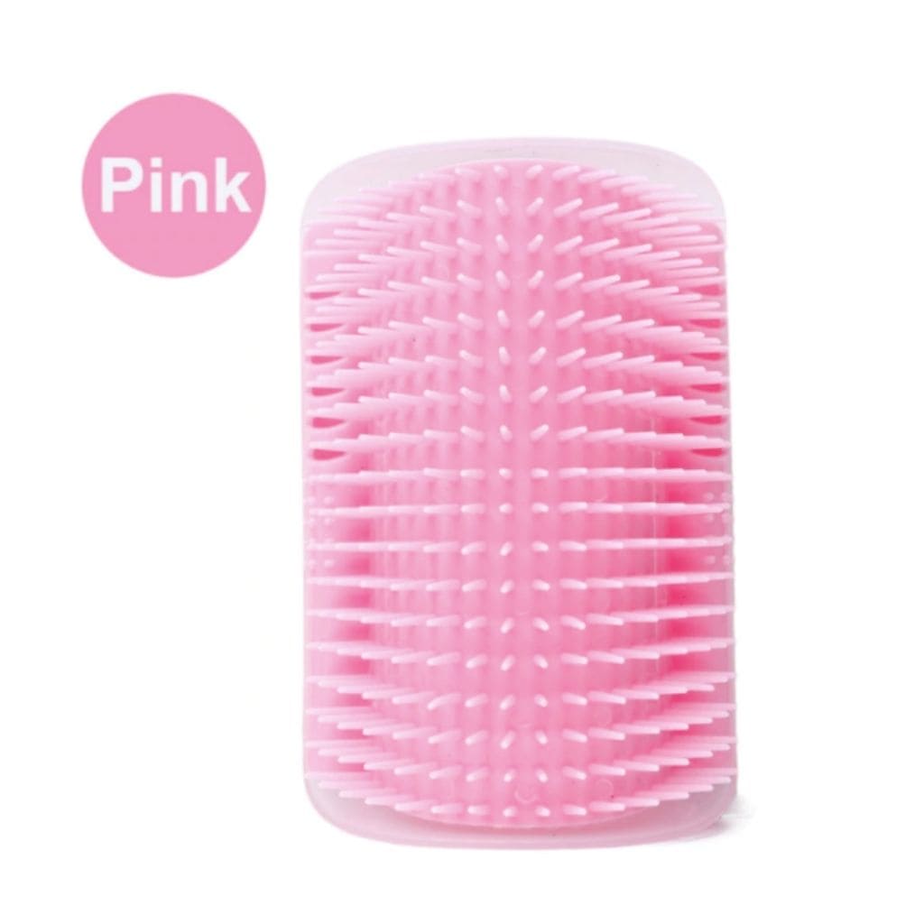 Brosse de massage à fixer pour chat