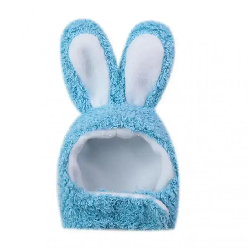 Bonnet de lapin bleu aux oreilles - Chapeau de chat festif avec oreilles