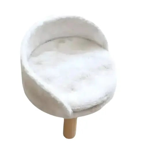 Canapé Douillet En Bois Pour Le Sommeil Confortable De Votre Chat - 35x35x30cm Transparent Background