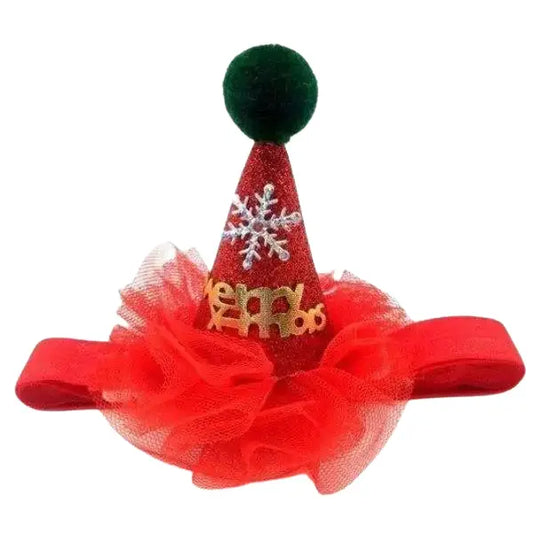 Chapeau pour Chien Pompom de Noël Transparent Background