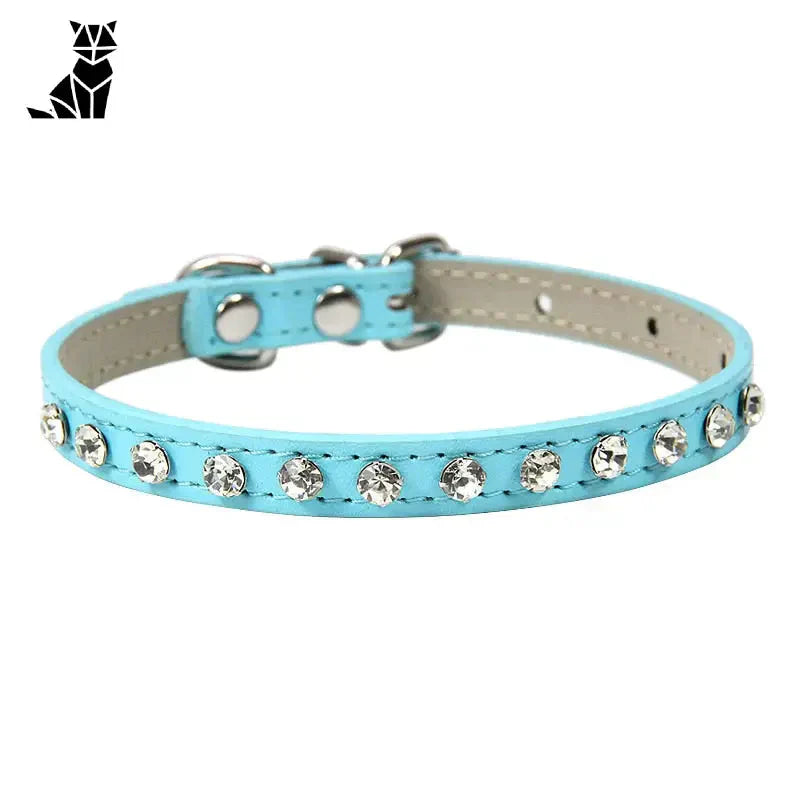 Collier en strass pour chat