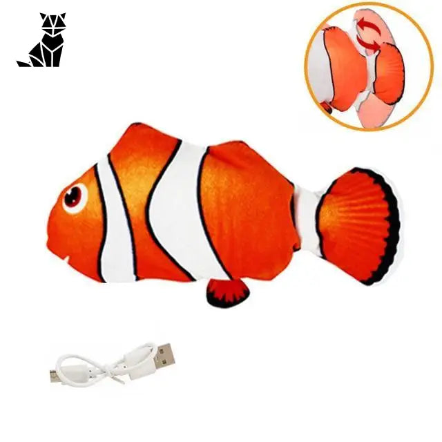 Jouet poisson interactif pour chat