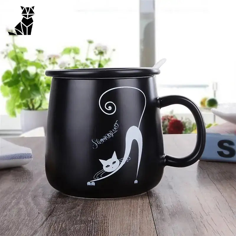 Mug Chat Blanc: Savourez Chaque Gorgée Avec élégance!