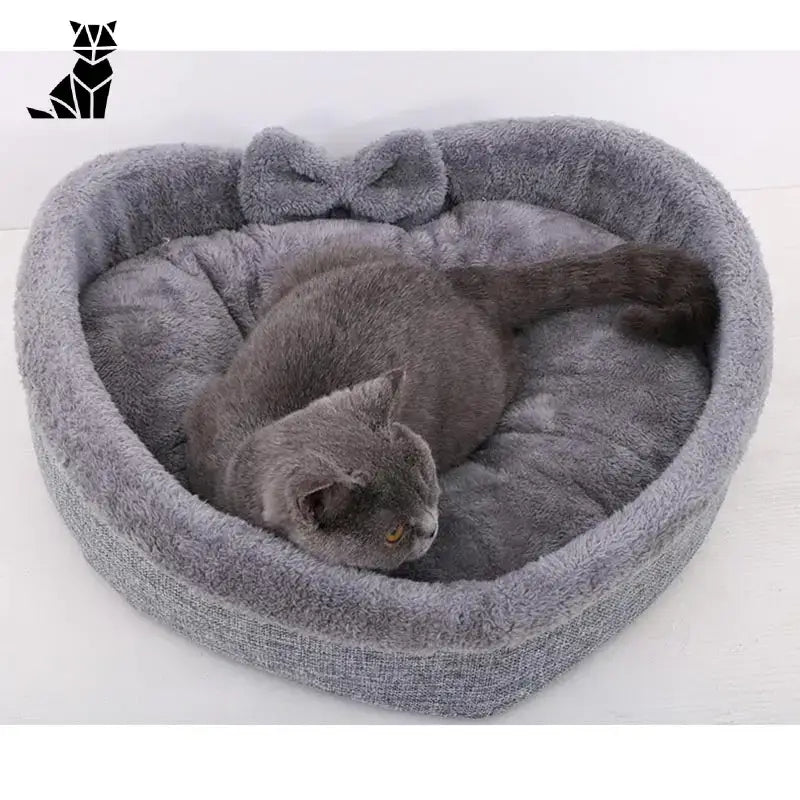 Panier Coeur Pour Un Sommeil Réparateur De Votre Chat Confortable