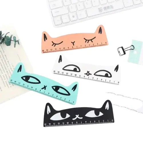 Règle Chat En Bois: L’adorable Règle Pour Fans De Félins Transparent Background