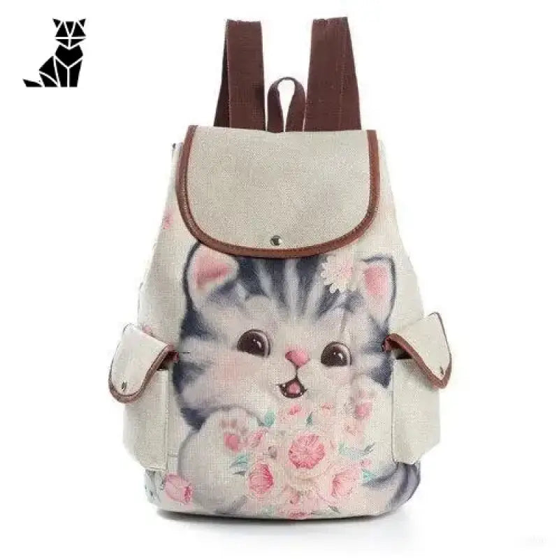 Sac à Dos De Voyage Avec Motif De Chat Pour Vos Aventures Aux Pays - Roméo